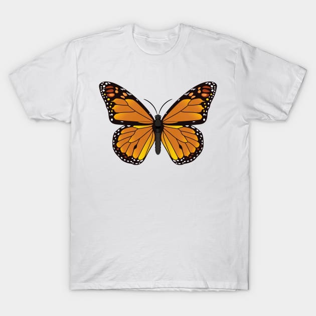 Cute Colorful Butterfly T-Shirt by Pet & Nature Lovers